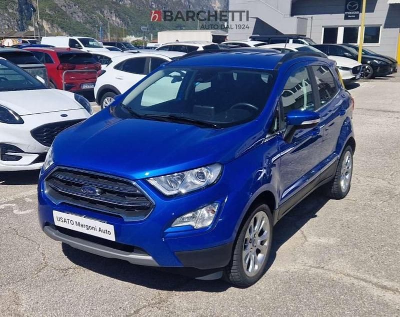 Usata Ford Ecosport Titanium 125 CV (91 kW) 2021 Azzurro SUV