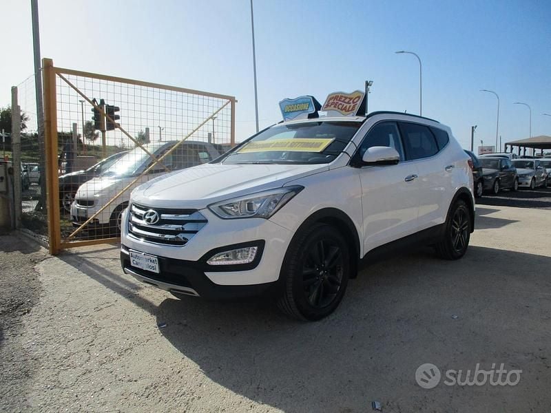 Bianco Usata 2014 Hyundai Santa Fe Comfort SUV | 11.900 € (Buon prezzo) - Immagine 1/4