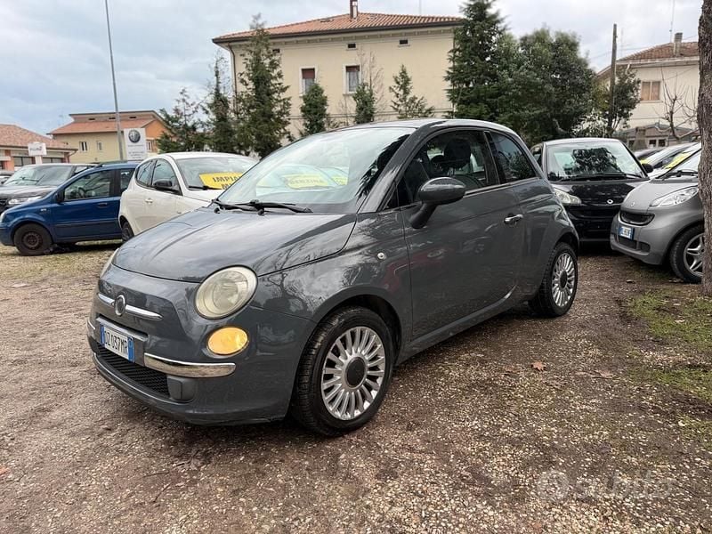 Usata Fiat 500 Lounge 69 CV (50 kW) 2009 Blu Cabrio