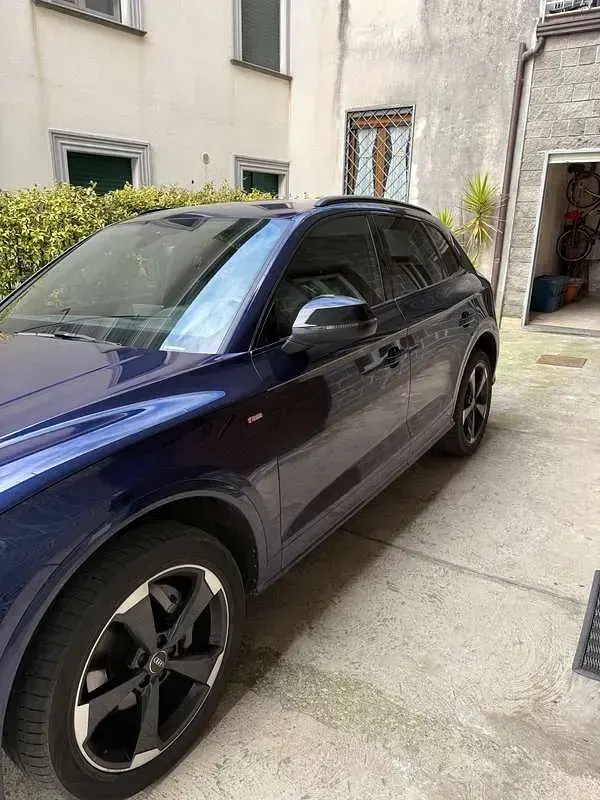 Usata Audi Q5 S-line plus 190 CV (139 kW) 2019 Blu/azzurro SUV
