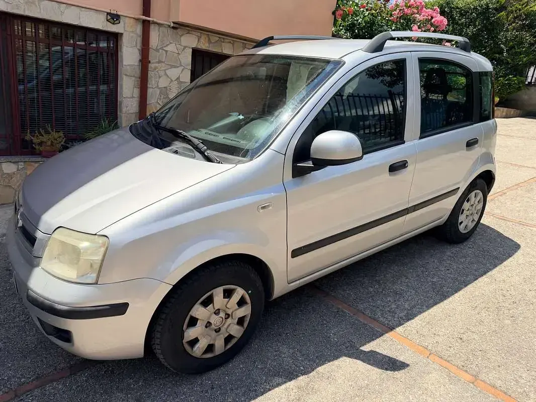 Usata Fiat Panda Dynamic 69 CV (50 kW) 2008 Argento Utilitaria