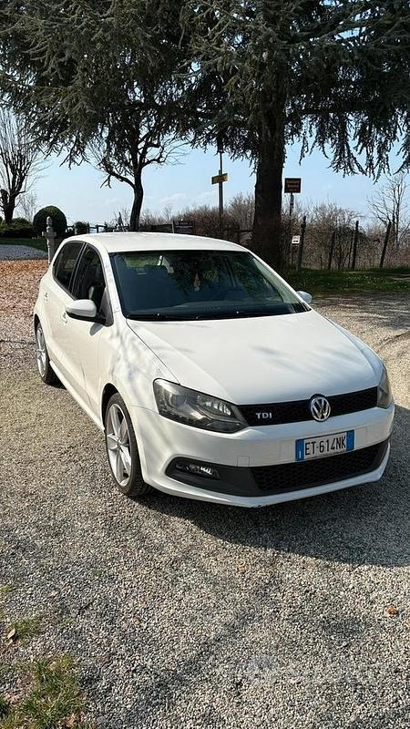 Usata VW Polo 75 CV (55 kW) 2014 Bianco Berlina