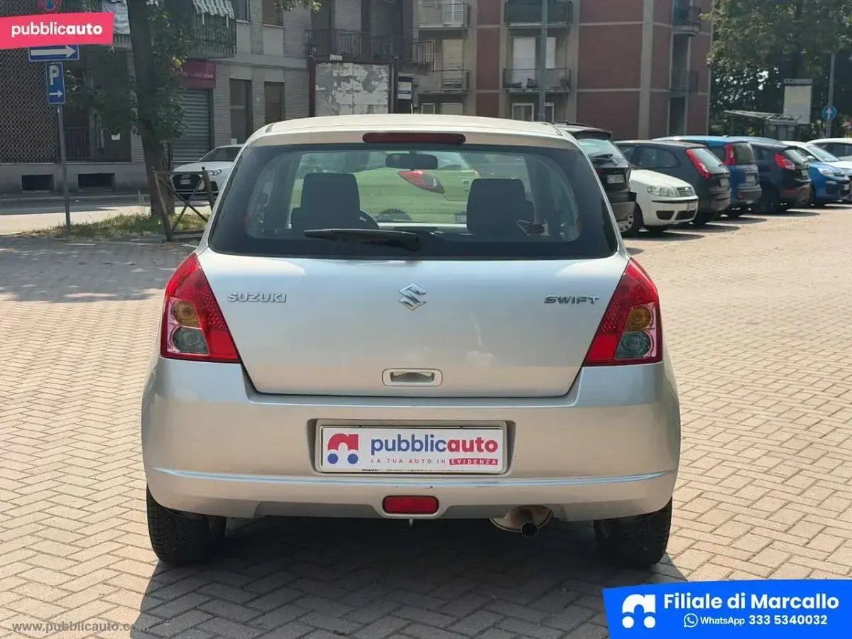 Usata Suzuki Swift GL 92 CV (67 kW) 2008 Grigio Utilitaria
