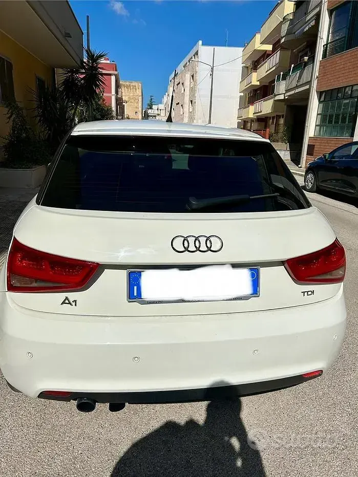 Usata Audi A1 S-Line 90 CV (66 kW) 2011 Bianco Utilitaria