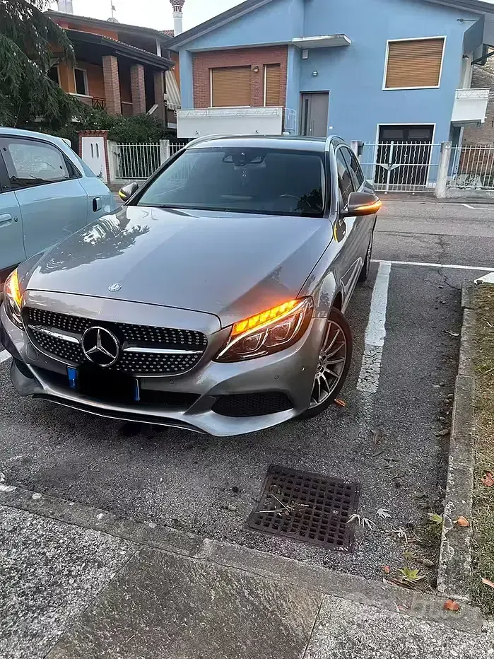 Usata Mercedes C220 170 CV (125 kW) 2015 Grigio Station wagon