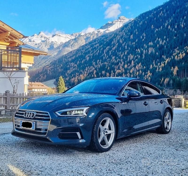 Usata Audi A5 Sport 190 CV (139 kW) 2019 Grigio Coupé