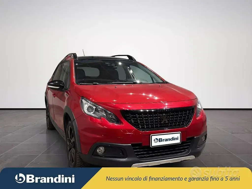 Usata Peugeot 2008 GT-line 102 CV (75 kW) 2019 Rosso SUV