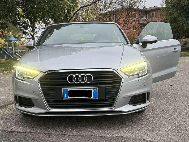 Grigio Usata 2017 Audi A3 Cabriolet Business Cabrio | 15.000 € (Buon prezzo) - Immagine 1/4