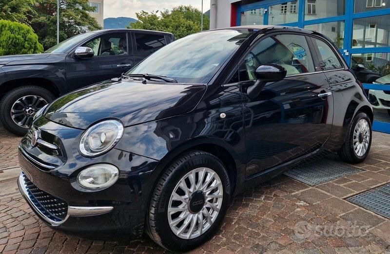 Nero Usata 2017 Fiat 500 Cabrio | 10.900 € (Buon prezzo) - Immagine 1/4