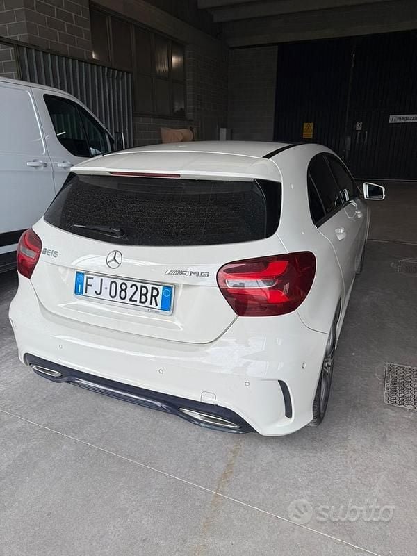 Usata Mercedes A200 Premium 136 CV (100 kW) 2017 Bianco Berlina