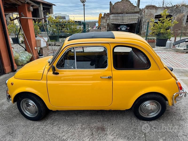 Usata Fiat 500 1960 Giallo Berlina