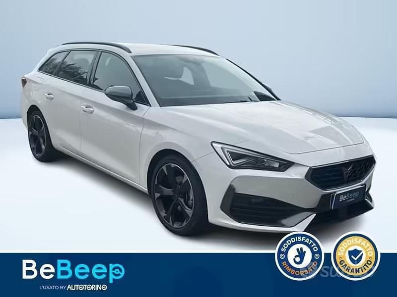 Usata Cupra Leon 150 CV (110 kW) 2024 Bianco pastello Station wagon