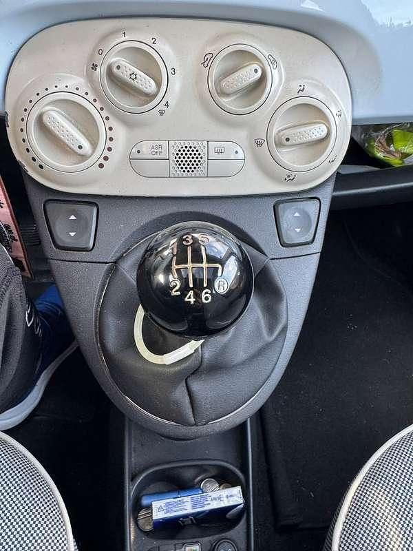 Usata Fiat 500 Lounge 101 CV (74 kW) 2007 Blu/azzurro Utilitaria