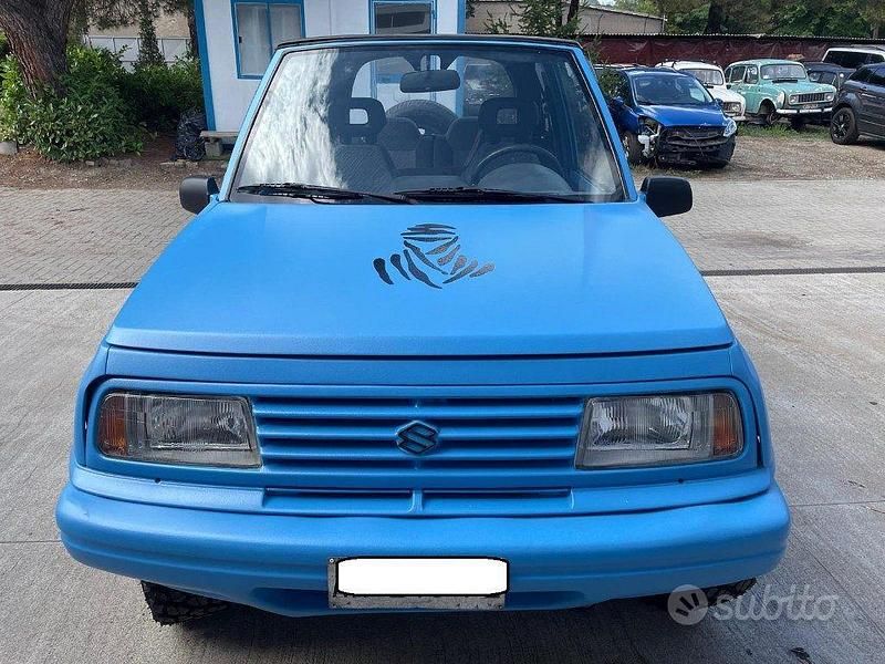 Usata Suzuki Vitara 75 CV (55 kW) 1996 Blu Cabrio