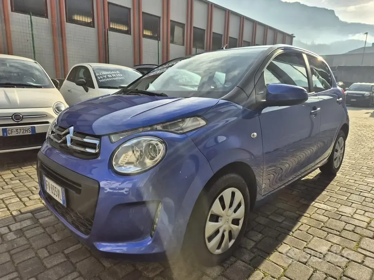 Usata Citroën C1 Feel 72 CV (52 kW) 2019 Blu/azzurro Utilitaria