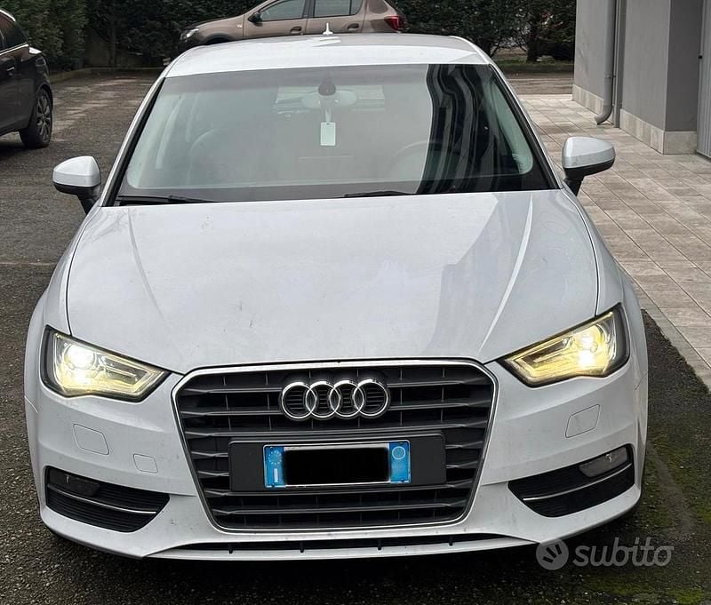 Usata Audi A3 Ambition 150 CV (110 kW) 2014 Bianco Berlina