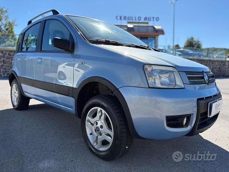 Usata Fiat Panda 4x4 Climbing 69 CV (50 kW) 2007 Blu Utilitaria