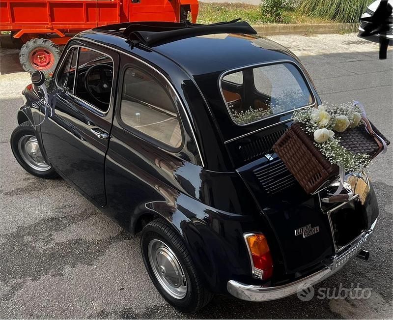 Usata Fiat 500 1970 Blu Utilitaria