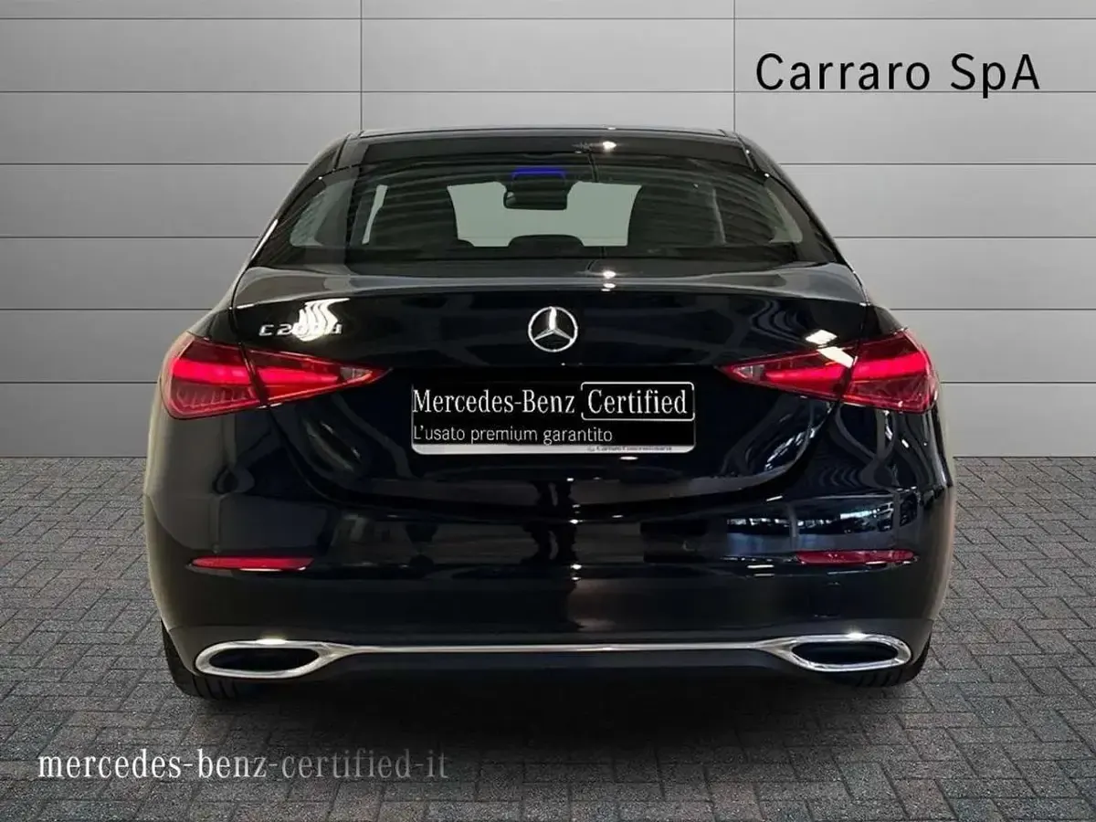 Usata Mercedes C200 Advanced 163 CV (119 kW) 2025 Nero Berlina