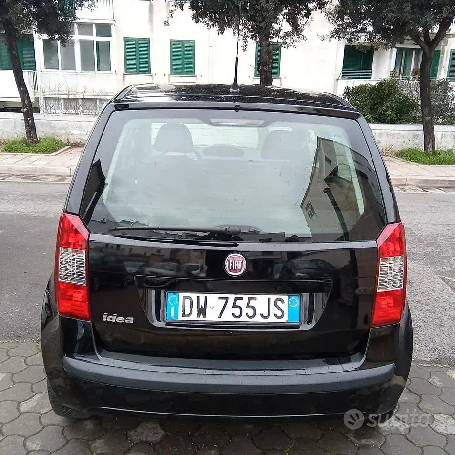 Usata Fiat Idea 69 CV (50 kW) 2009 Nero Monovolume