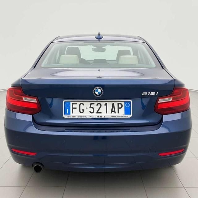 Usata BMW 218 Luxury Line 136 CV (100 kW) 2017 Blu Coupé