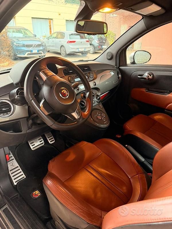 Usata Abarth 500 Custom 135 CV (99 kW) 2015 Verde Berlina