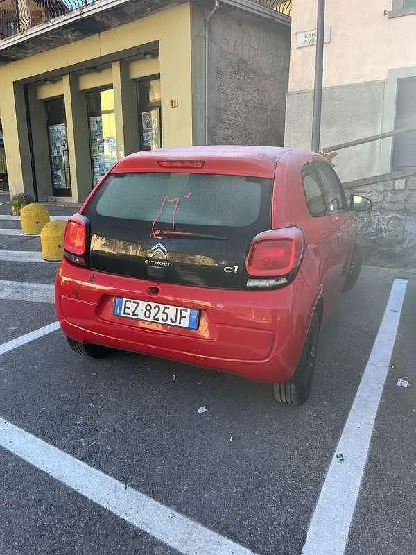 Usata Citroën C1 Feel 69 CV (50 kW) 2015 Rosso Utilitaria