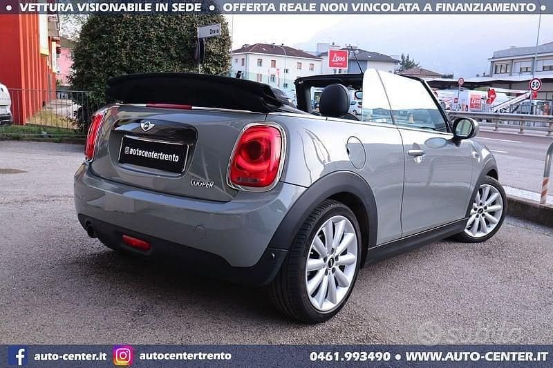 Usata Mini Cooper Cabriolet 136 CV (100 kW) 2018 Grigio Cabrio