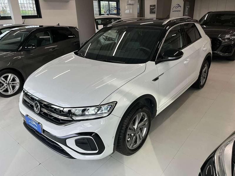 Usata VW T-Roc R-line 150 CV (110 kW) 2023 Bianco lucido SUV