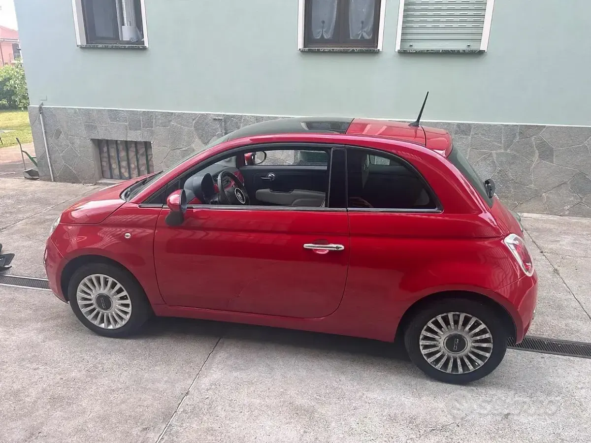 Usata Fiat 500 69 CV (50 kW) 2014 Rosso Berlina