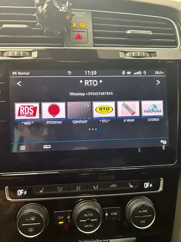 Usata VW Golf VII R 300 CV (220 kW) 2019 Blu/azzurro Berlina