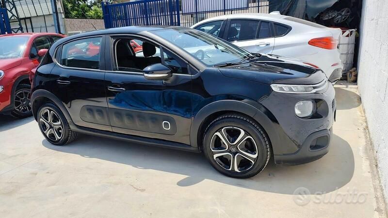 Usata Citroën C3 75 CV (55 kW) 2017 Nero Utilitaria