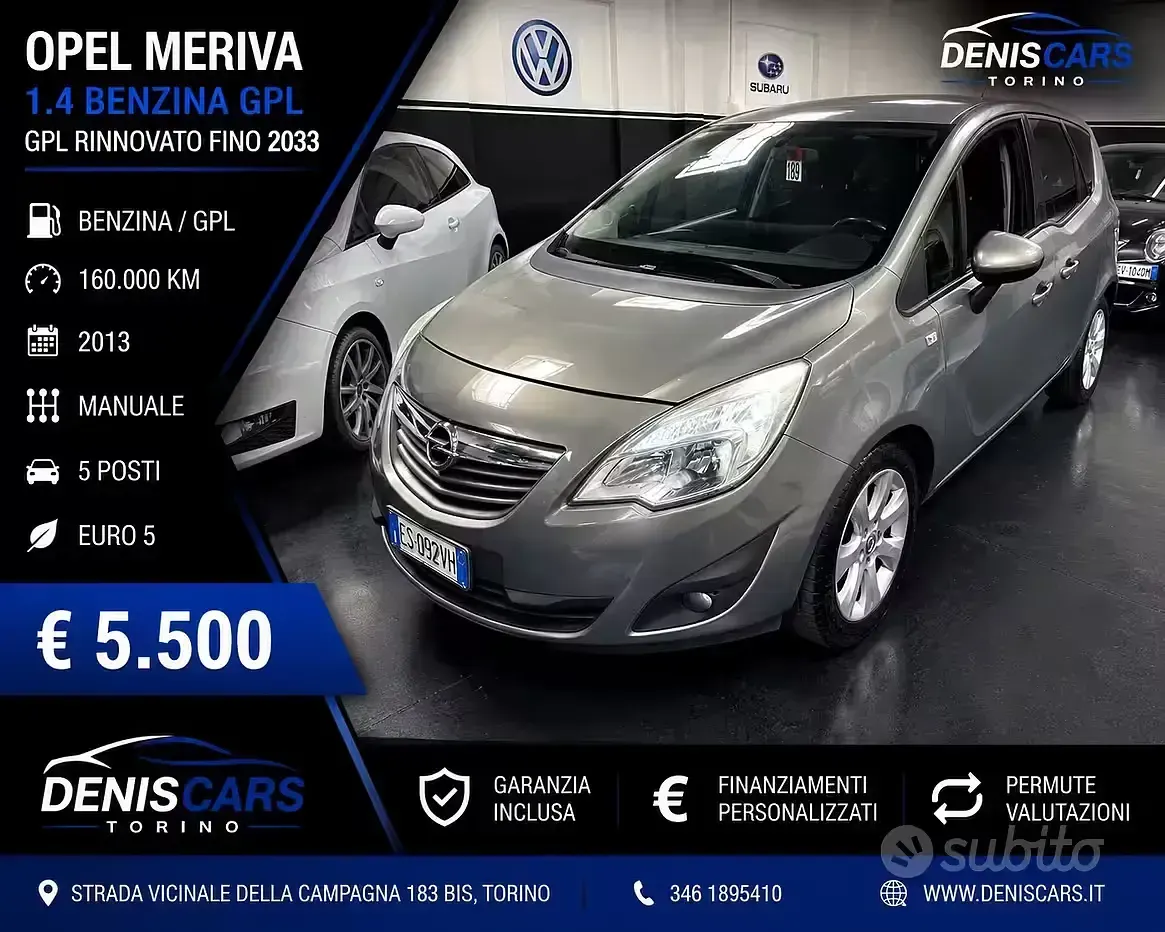 Usata Opel Meriva Cosmo 120 CV (88 kW) 2013 Monovolume
