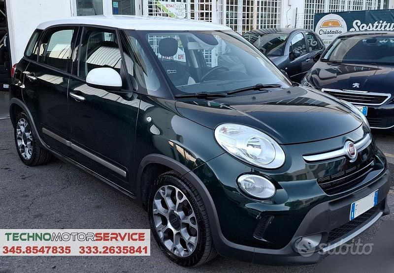 Usata Fiat 500L Trekking 120 CV (88 kW) 2017 Verde Monovolume