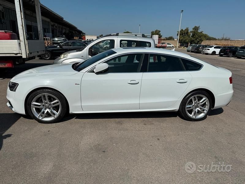 Usata Audi A5 S-Line 177 CV (130 kW) 2013 Bianco Coupé