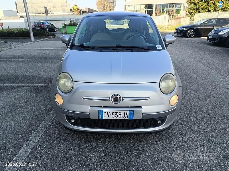 Usata Fiat 500 69 CV (50 kW) 2009 Grigio Cabrio