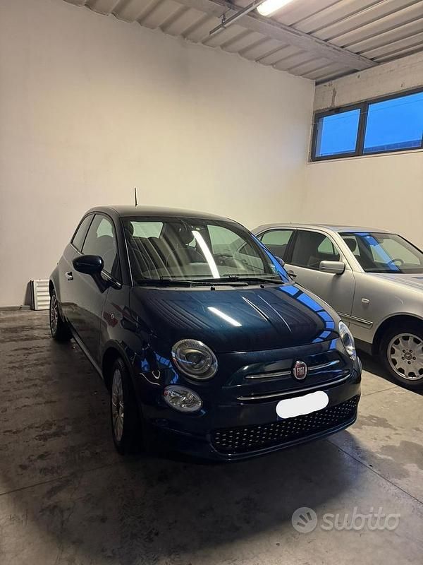 Usata Fiat 500 Lounge 69 CV (50 kW) 2020 Blu Utilitaria