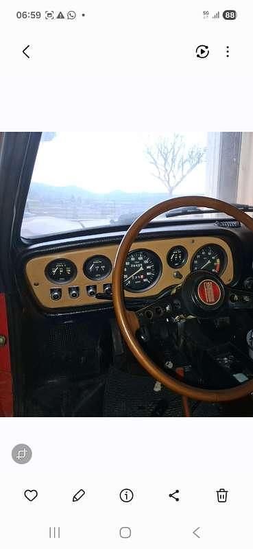 Usata Fiat 850 52 CV (38 kW) 1968 Rosso Cabrio