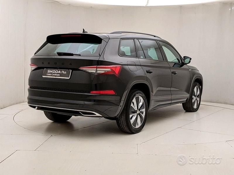Usata Skoda Kodiaq SportLine 200 CV (147 kW) 2022 Nero SUV