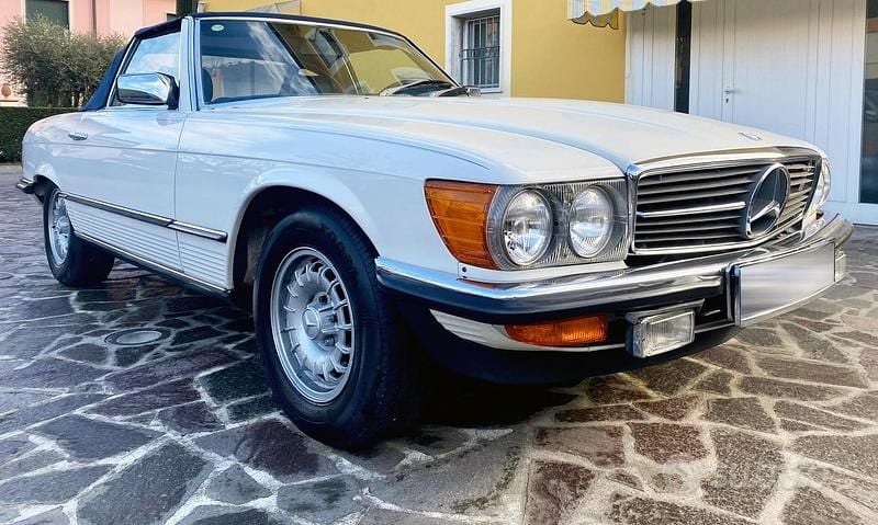 Usata Mercedes SL380 204 CV (150 kW) 1983 Bianco Cabrio