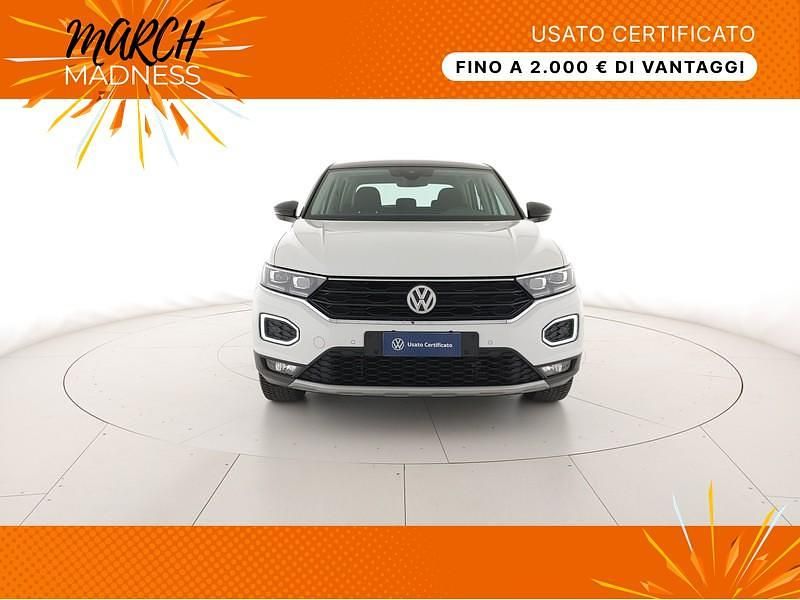Usata VW T-Roc Style 116 CV (85 kW) 2020 Pure white nero SUV