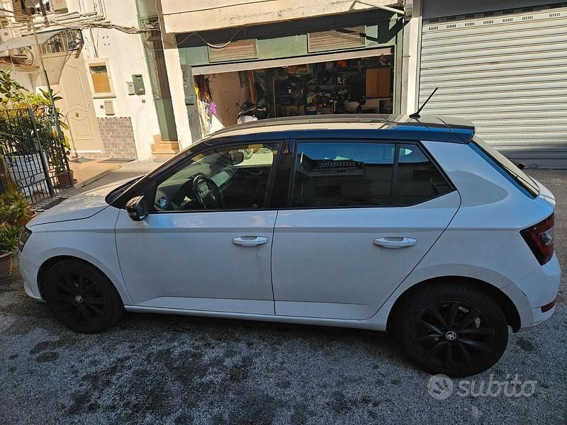 Usata Skoda Fabia 95 CV (69 kW) 2018 Bianco Berlina