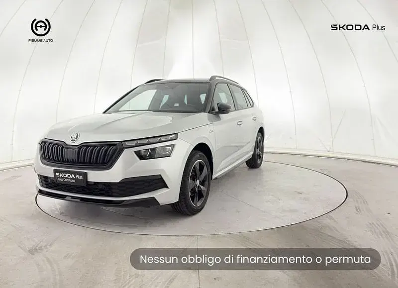 Usata Skoda Kamiq Monte Carlo 110 CV (80 kW) 2022 Argento tetto nero SUV
