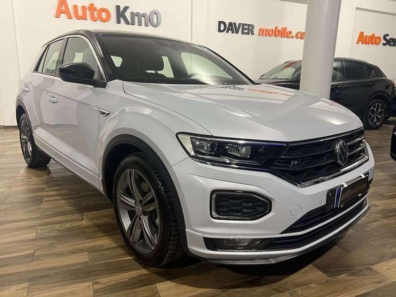 Bianco Usata 2019 VW T-Roc R-line BlueMotion SUV | 22.900 € (Buon prezzo) - Immagine 1/4
