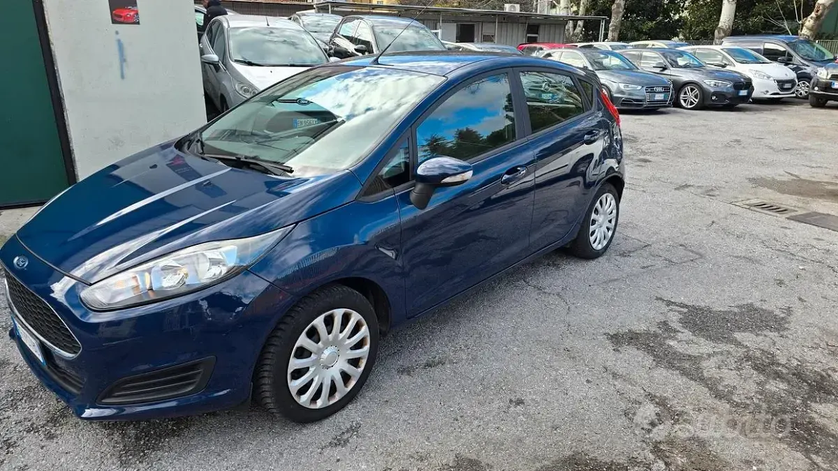 Usata Ford Fiesta 75 CV (55 kW) 2016 Blu Utilitaria