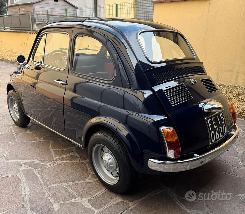 Usata Fiat 500 1970 Blu Utilitaria