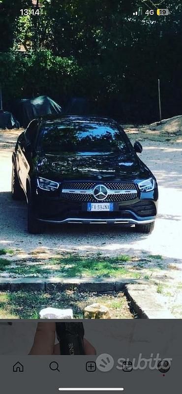 Usata Mercedes GLC220 194 CV (142 kW) 2019 Nero SUV