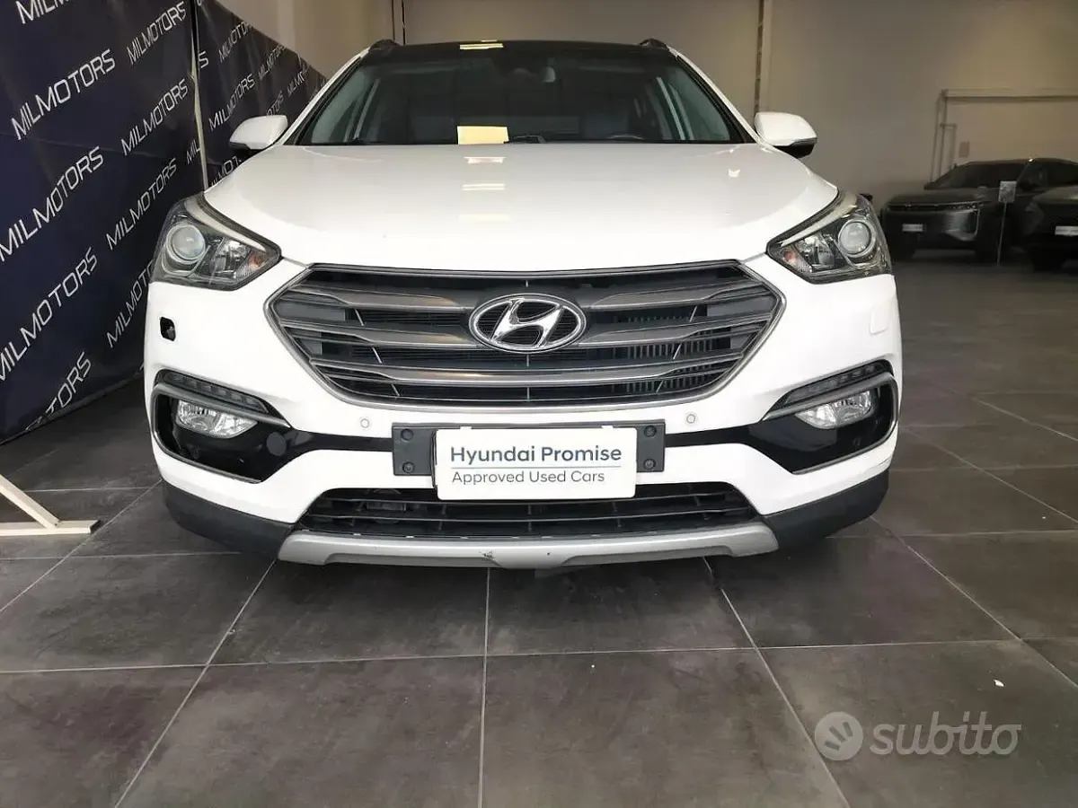 Usata Hyundai Santa Fe Xpossible 200 CV (147 kW) 2016 Bianco SUV