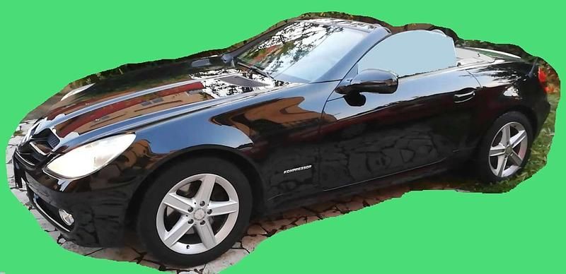 Usata Mercedes SLK200 184 CV (135 kW) 2008 Nero Cabrio