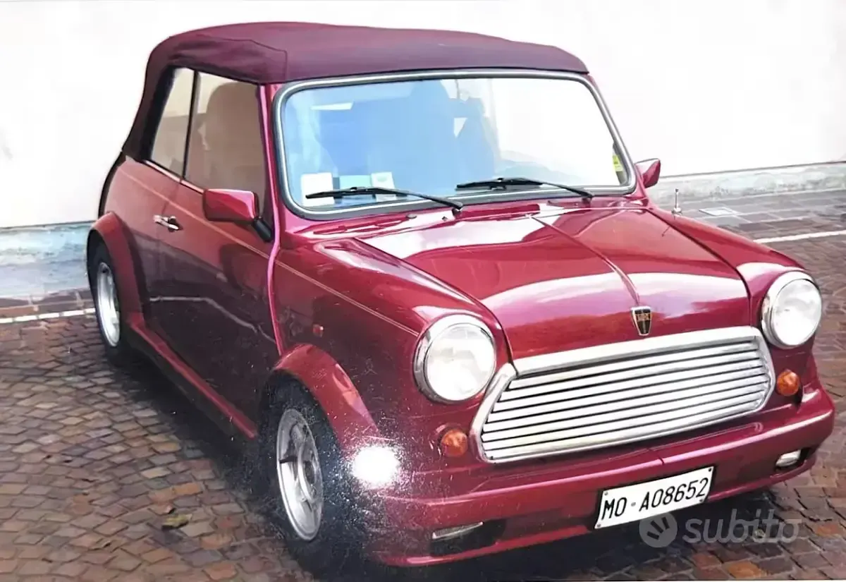 Usata Rover Mini 1994 Rosso Cabrio